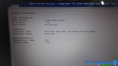 Más información sobre "EXO C145 C14CR03 - A14HV0X REV 4.0 71R-A14HV6-T840 - BIOS"