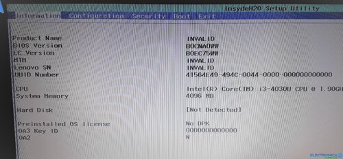 Más información sobre "LENOVO G50-80 ACLU3 ACLU4 NM-A362 - BIOS RGN LIMPIA"