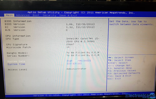 Más información sobre "BANGHO AIO IX23-XX - V231 NPB VER:C - BIOS"