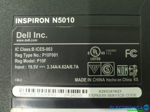 Más información sobre "DELL N5010"