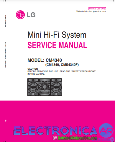 Más información sobre "Service Manual Completo LG-CM4340"