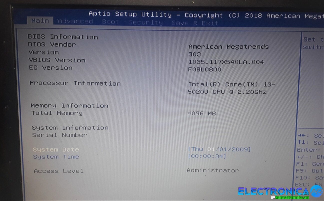 ASUS X540L X540LA X540LJ Rev 2.1  BIOS