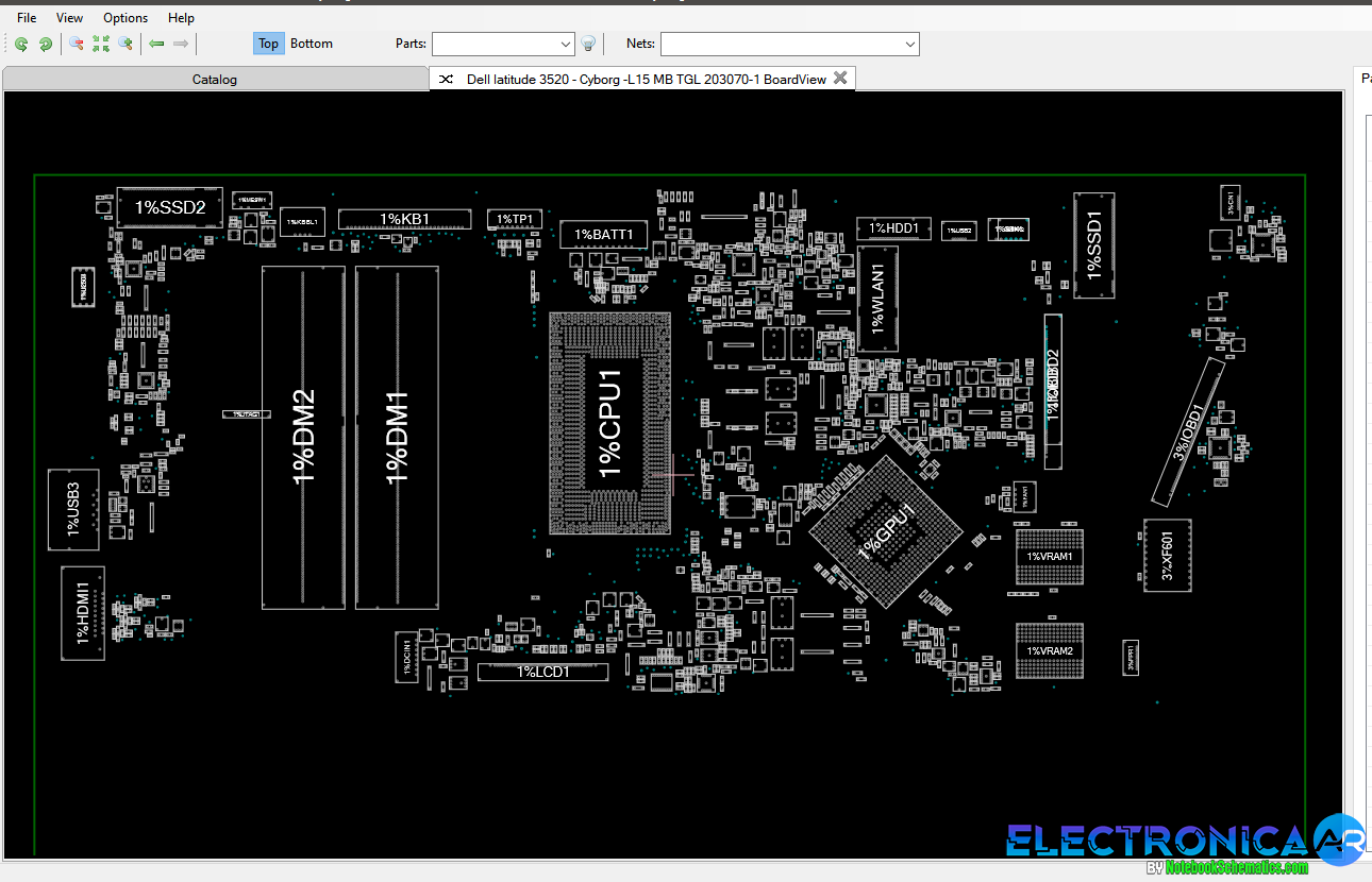 Dell Latitude 3520 Cyborg -L15 MB TGL 213047-1 203070-1 BOARDVIEW