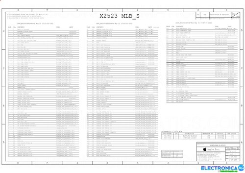 Más información sobre "MacBook Pro 14" A2779 M2 Pro Schematic - 820-02841 Schematic"