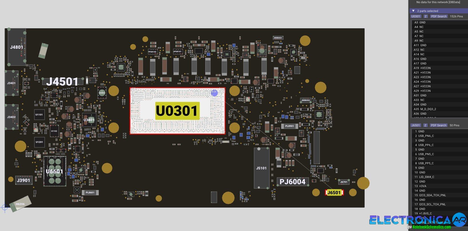 Asus UX393JA Boardview