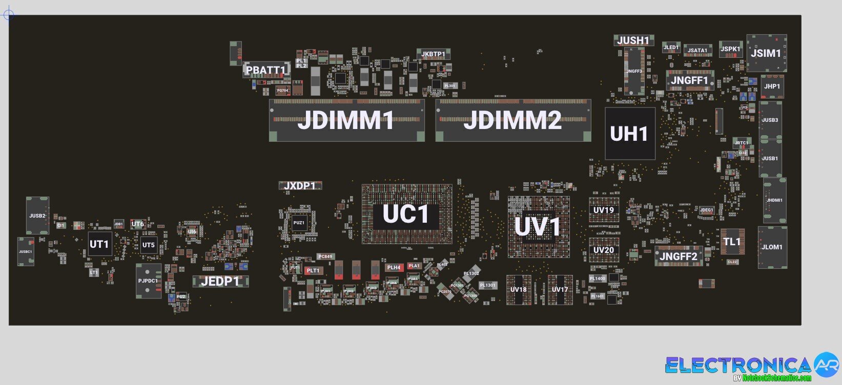 Dell Latitude 5510 Boardview - Compal FDV50/FDV51 LA-J282P Boardview