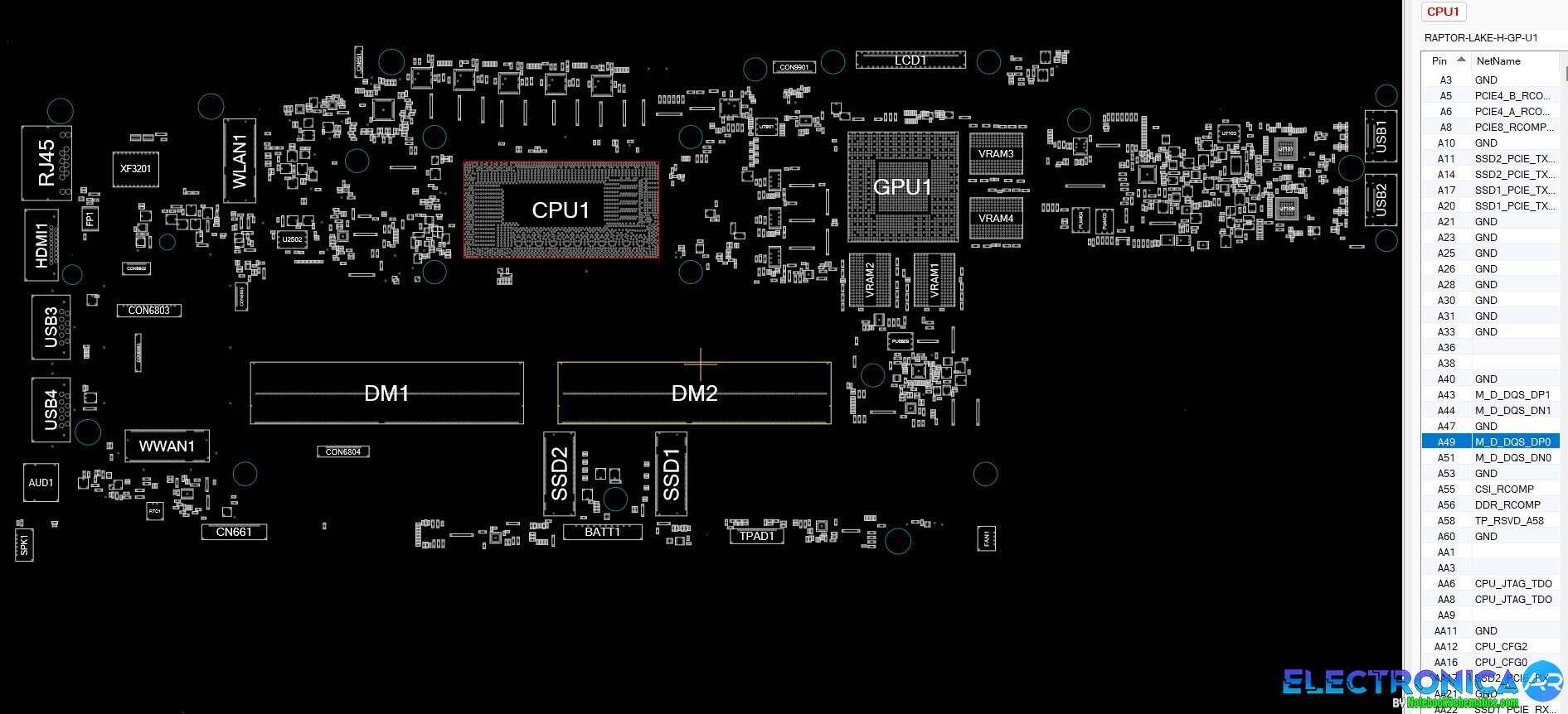 Dell Precision 3581 Boardview – Wistron ARCHES 15 RTL 213203-1 Boardview