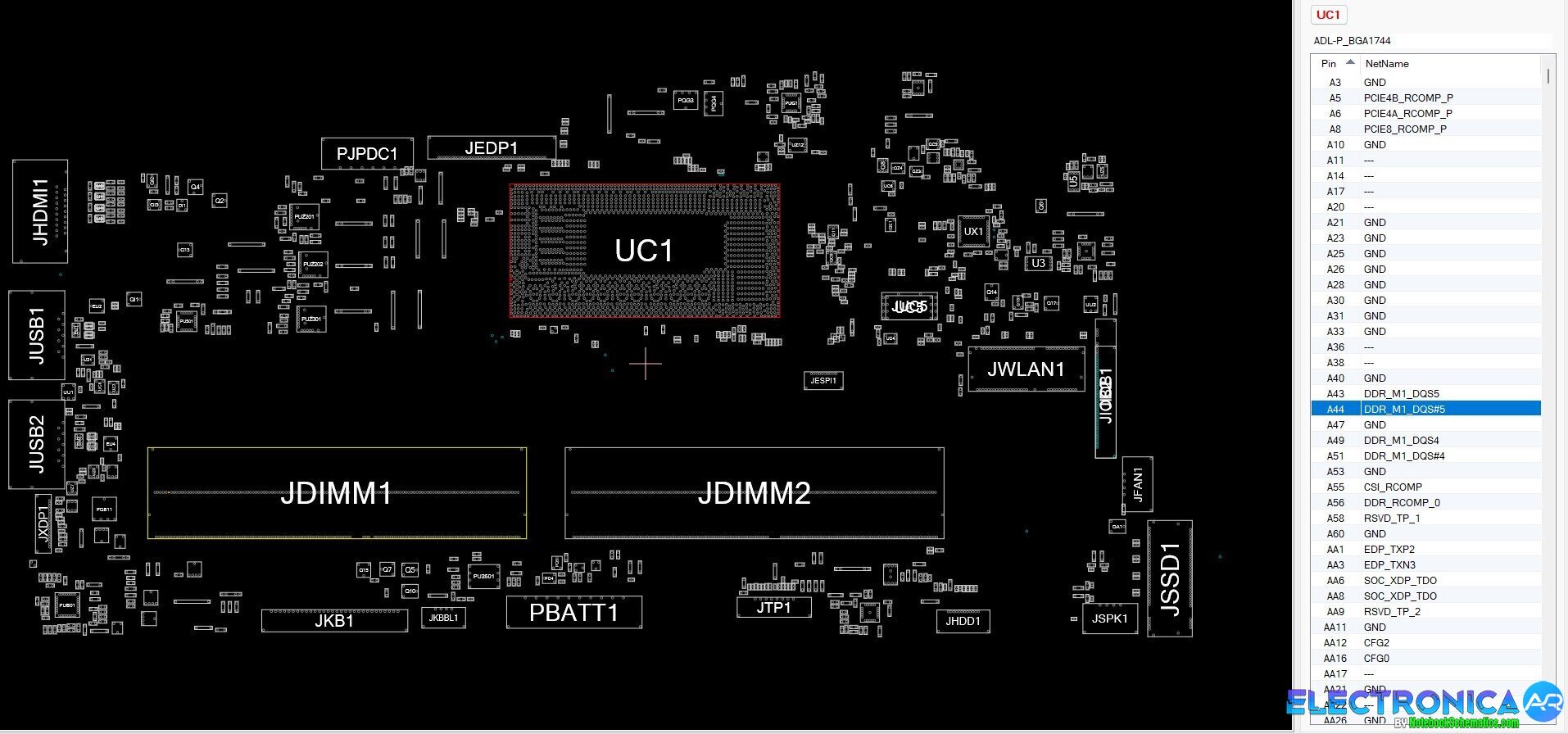 Dell Inspiron 15 3520 Boardview - Compal HDL5A LA-L946P Boardview