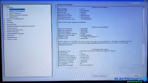 Más información sobre "Dell Latitude E5470 ADP70 LA-C831P Rev 3.0(A02) BIOS"