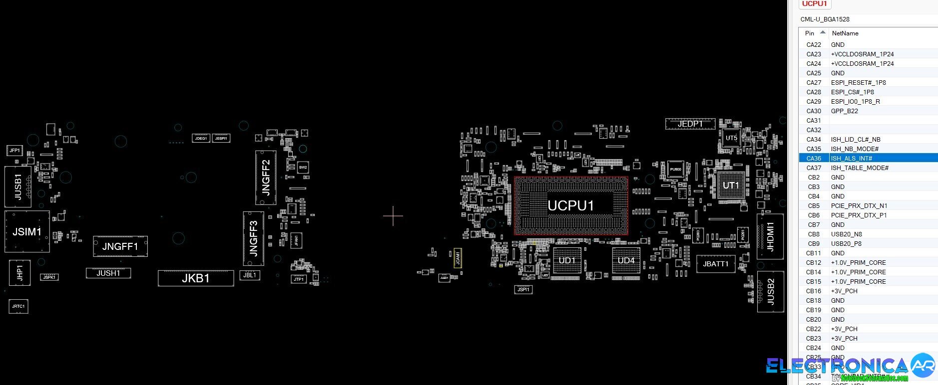 Dell Latitude 9410 Boardview – Compal FDV40 LA-J541P Boardview