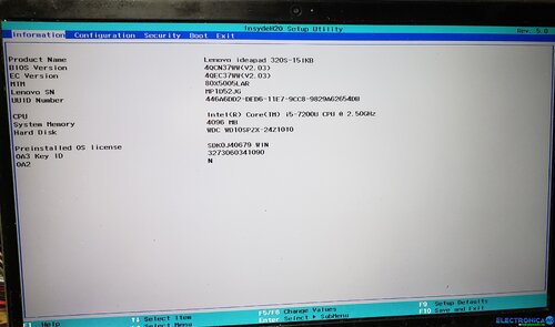 Más información sobre "Lenovo Ideapad 320S-15IKB type 80X5 CIUYA LA-E541P REV 1.0 BIOS + EC"