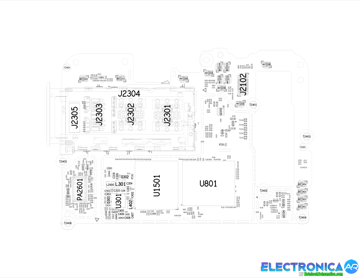 Samsung SM-A025F Schematic & Silkscreen