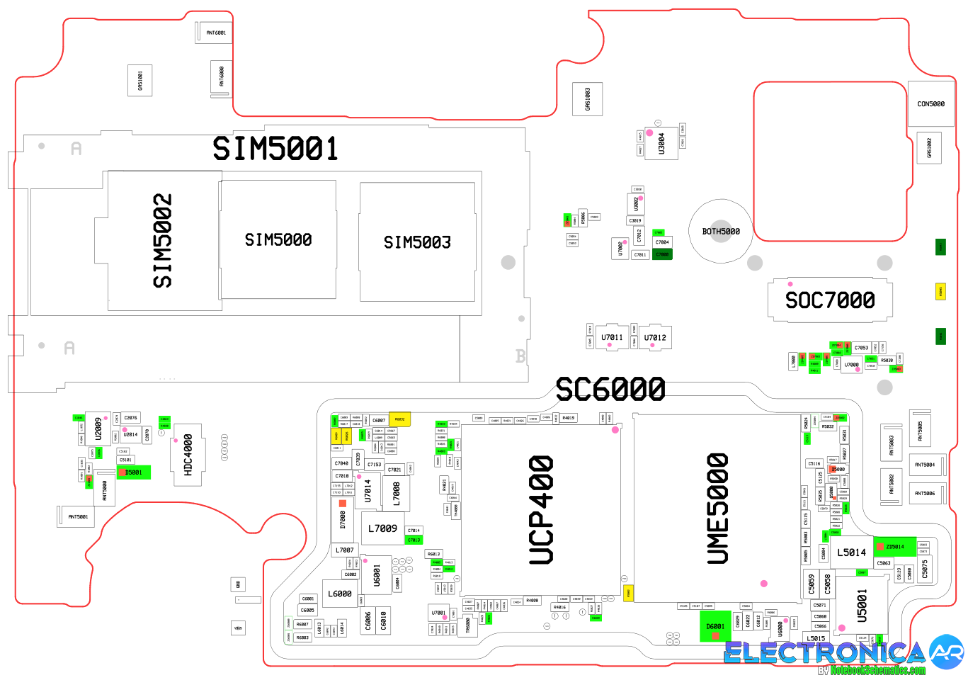 Samsung SM-A022G Schematic & Silkscreen