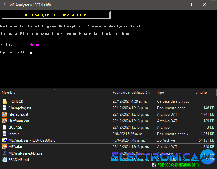 ME Analyzer v1.307.0 r360 .EXE