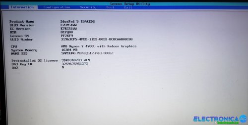 Más información sobre "LENOVO Ideapad 5 15ARE05 GS55D GS55E MN-C811 81YQ BIOS"
